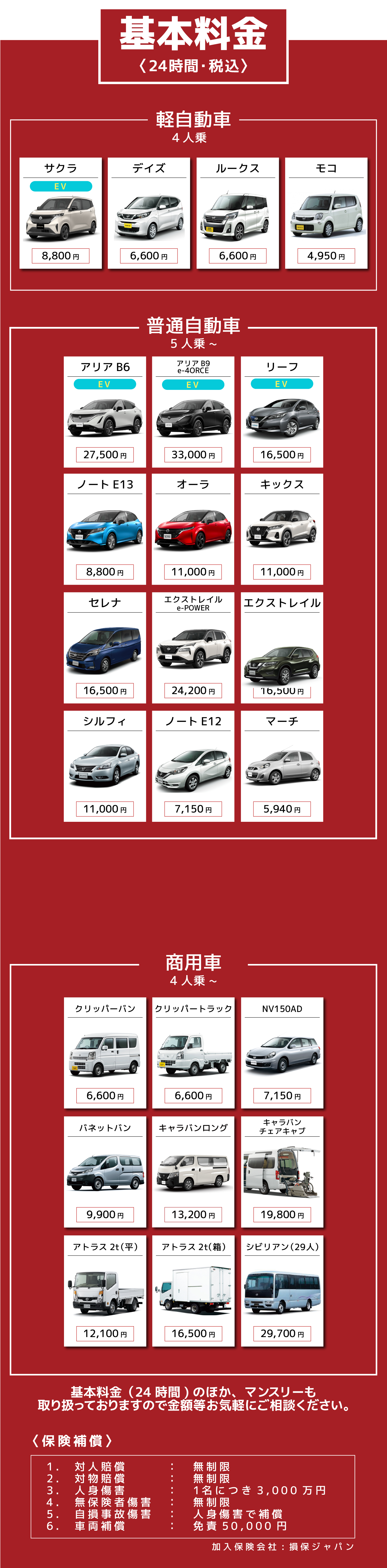 福島日産レンタカー＆カーリース　福日レンタ